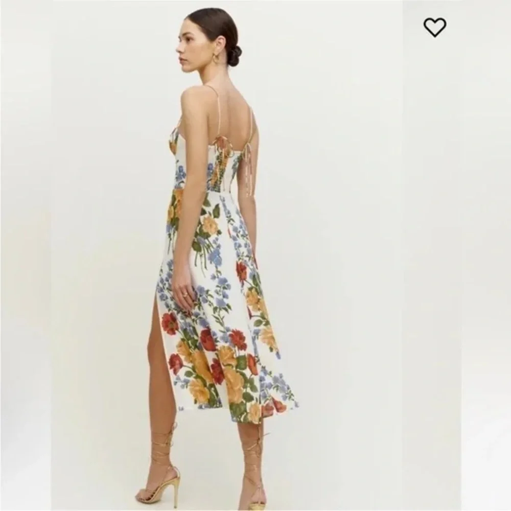 Reformation Juliette Midi Dress in Formosa Floral Print - Picture 2 of 5